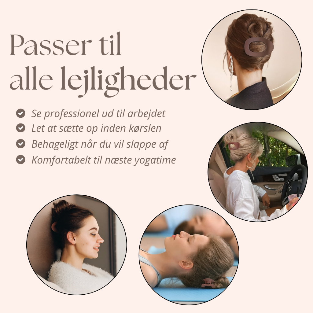 Clipia - Sæt håret op, slip for ubehaget